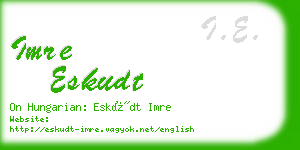 imre eskudt business card